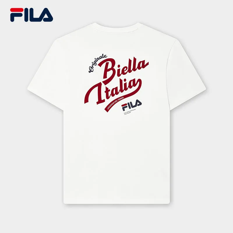 FILA CORE LIFESTYLE ORIGINALE FRENCH TENNIS CLUB Men Short Sleeve T-shirt (White)