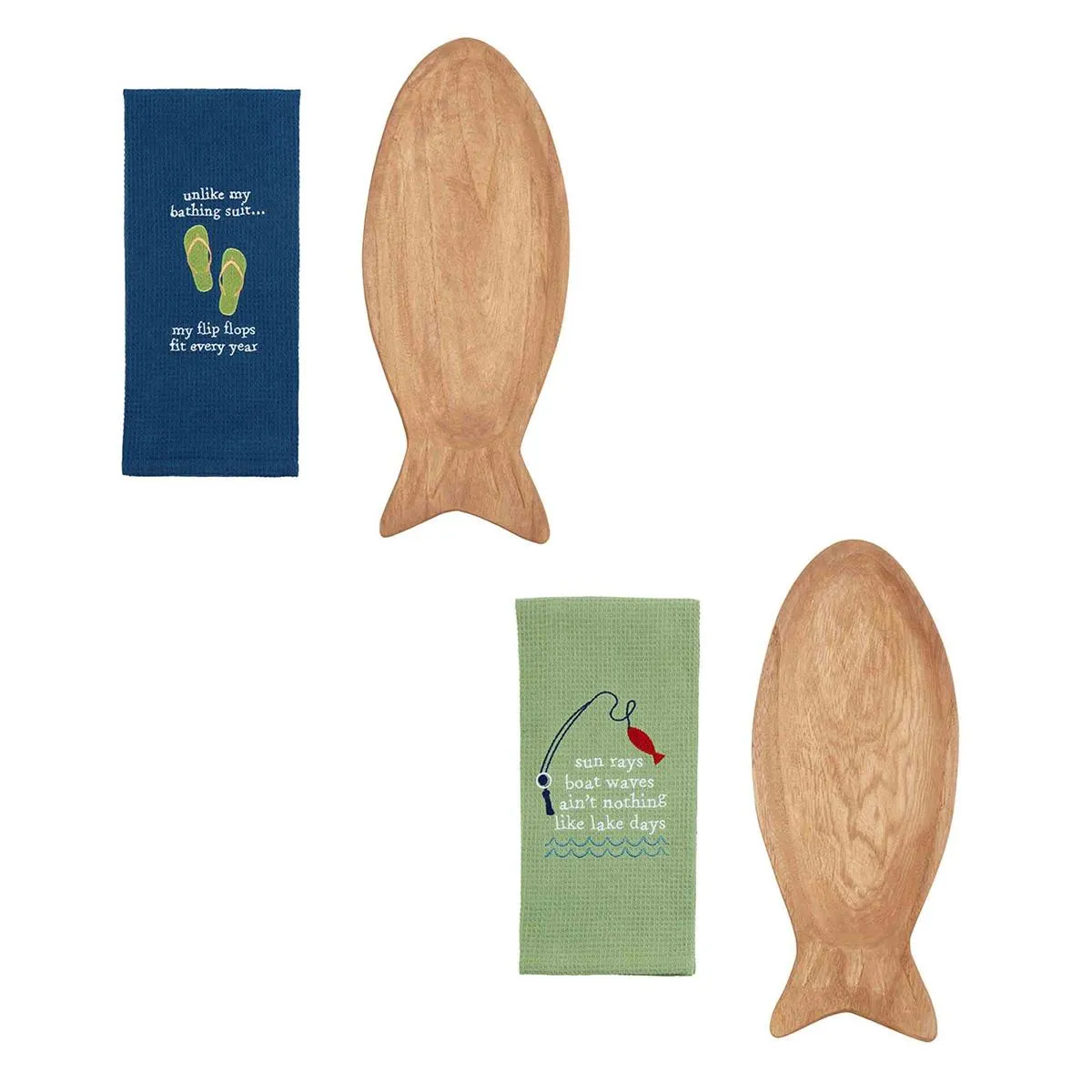 Fish Board & Towel set