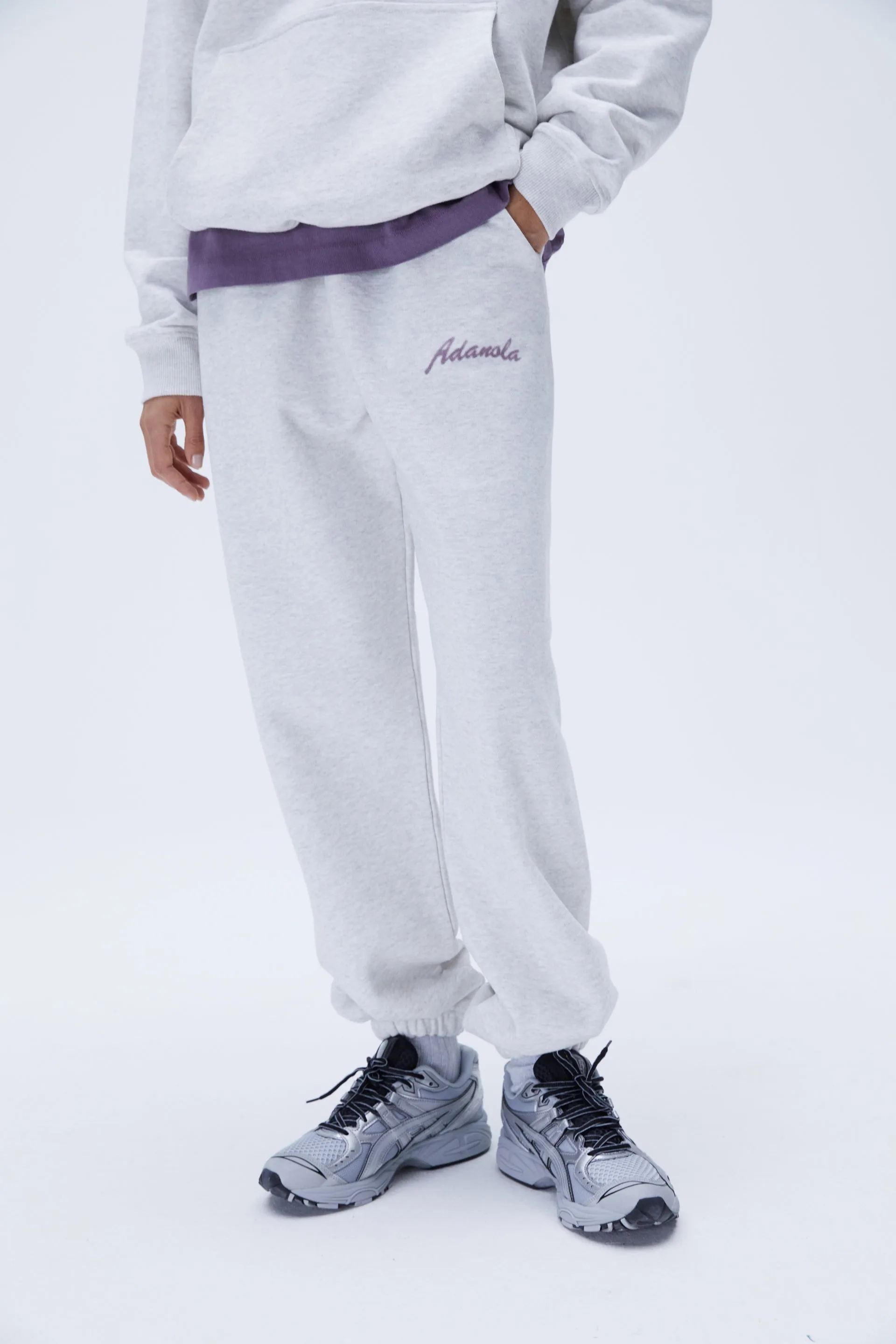 Freehand Sweatpants -  Light Grey Melange