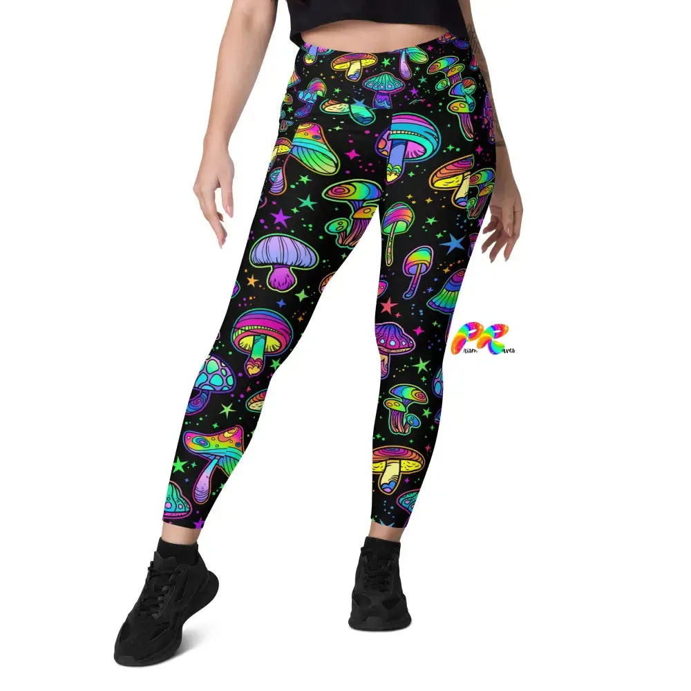 Fungi Dreamscape Rave Leggings