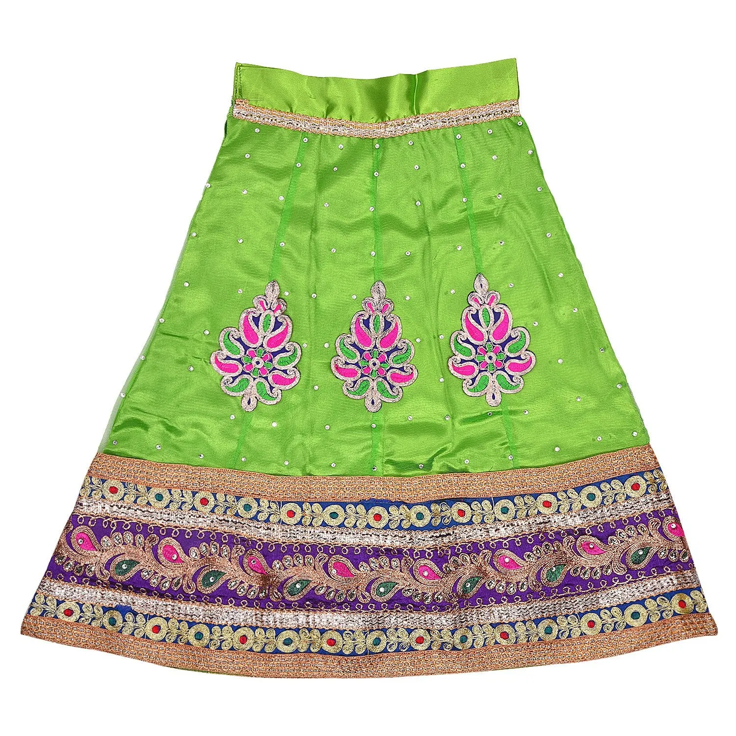 Girls Ethnic Embroidered Lehenga Choli