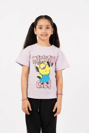 Girl's Short Sleeves Graphics Tee