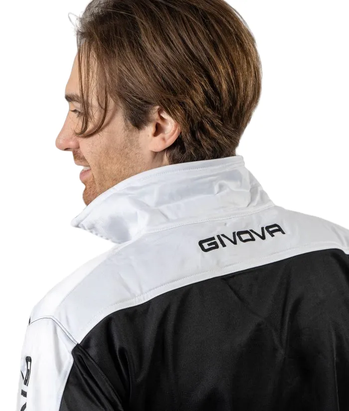 Givova Men's triacetate tracksuit Roma TR036 1003 black white