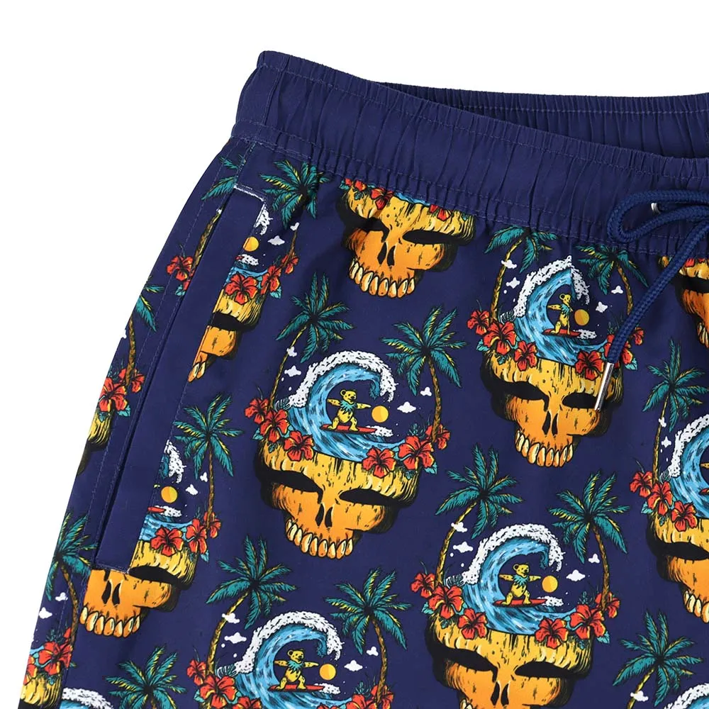 Grateful Dead | Swim Trunk | Steal Your Face Tiki