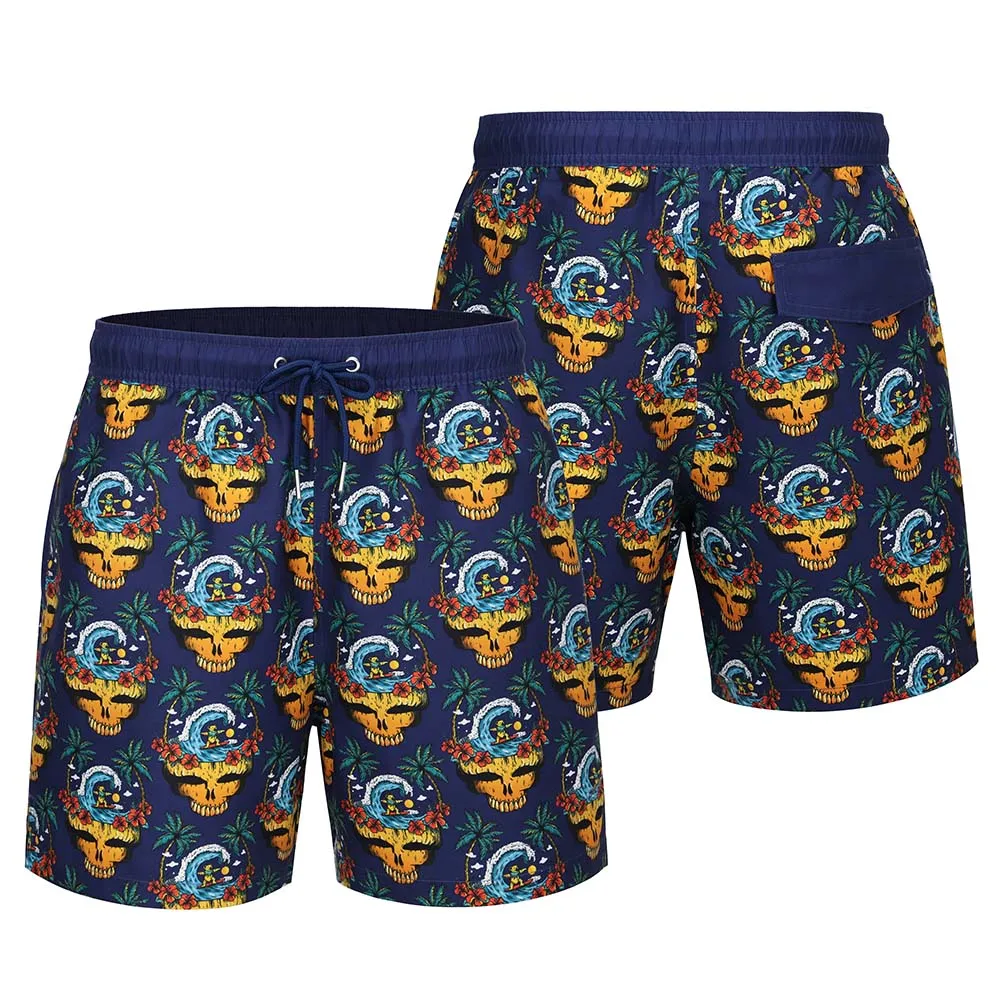 Grateful Dead | Swim Trunk | Steal Your Face Tiki