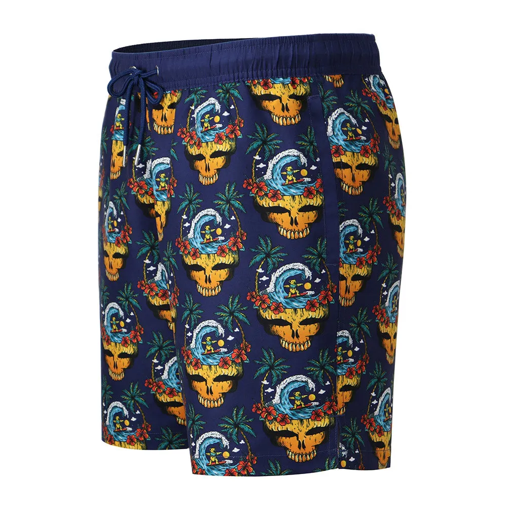 Grateful Dead | Swim Trunk | Steal Your Face Tiki