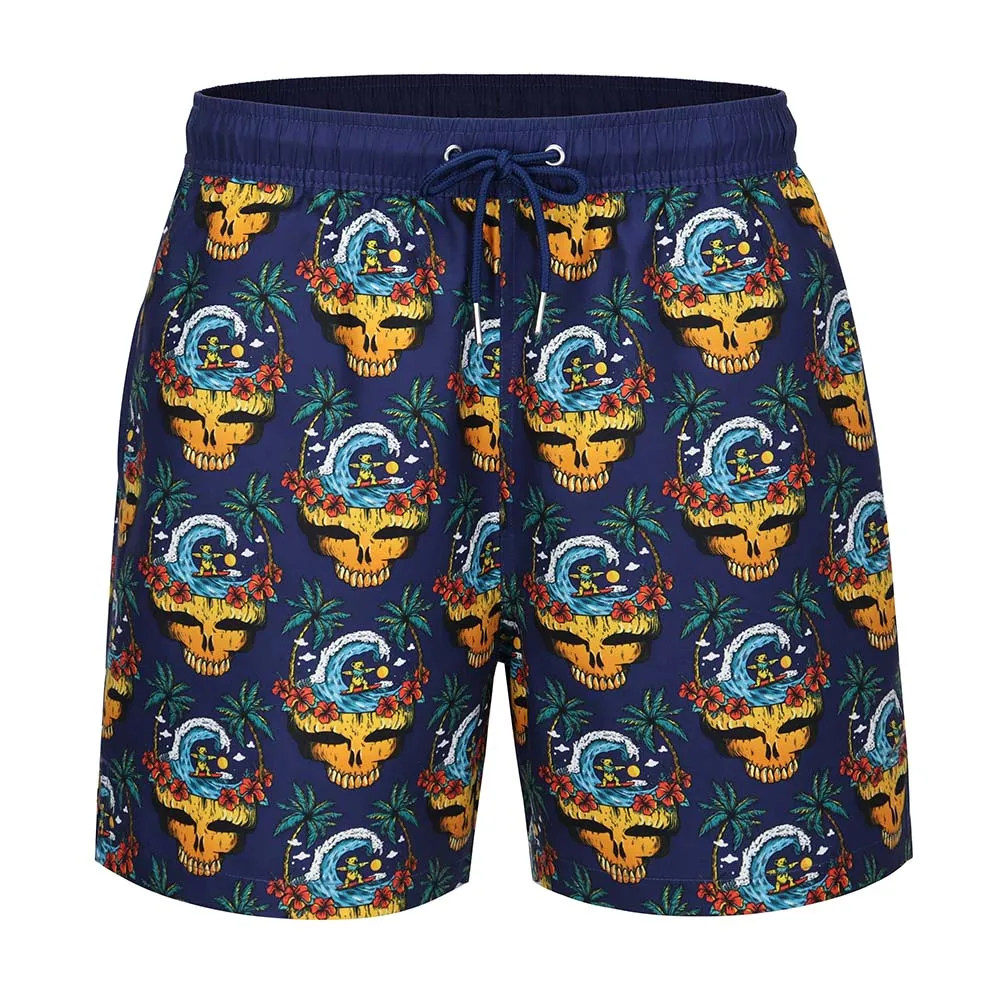 Grateful Dead | Swim Trunk | Steal Your Face Tiki