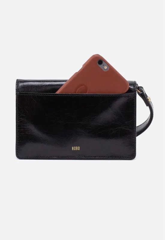 Hobo - Jill Wristlet Polished Black