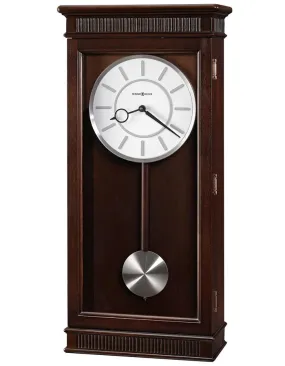 Howard Miller Kristyn Pendulum Wall Clock - Espresso Finish - Dual Chime