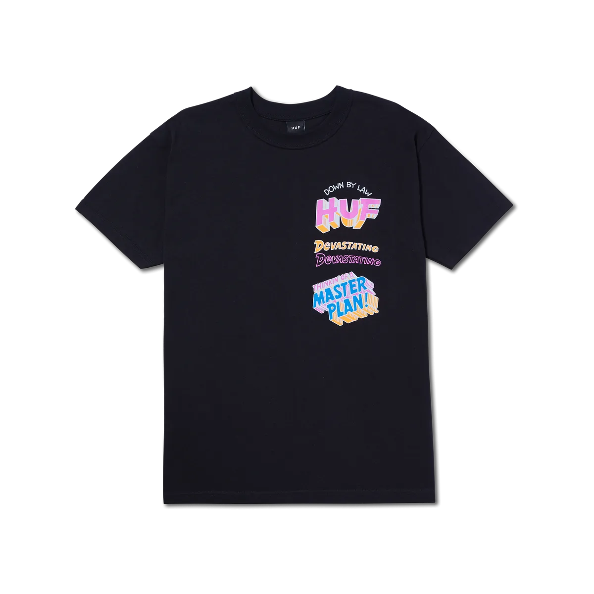 HUF MASTER PLAN S/S TEE-BLACK