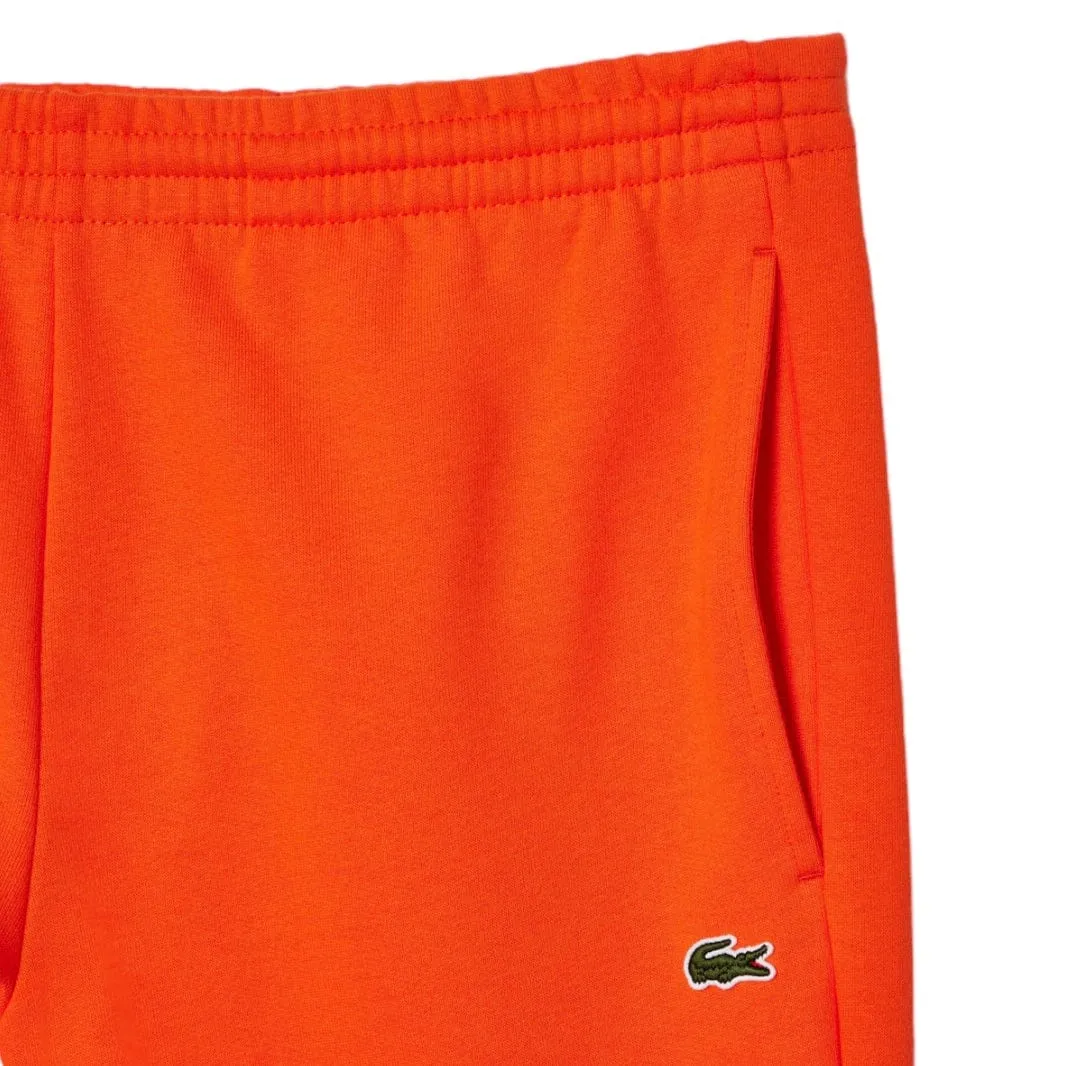 Lacoste Slim Fit Organic Cotton Fleece Sweatpants (Orange) XH9624-51