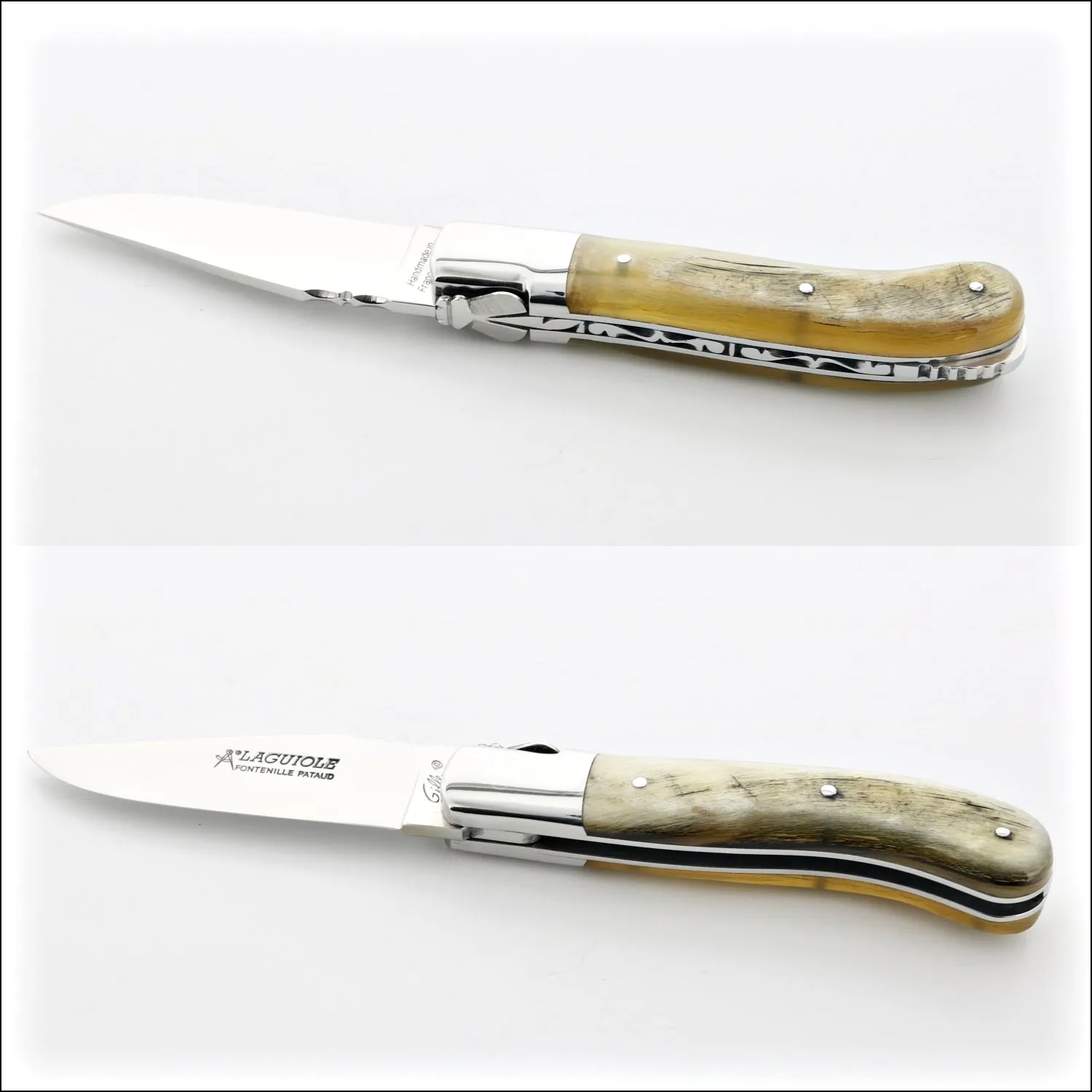 Laguiole Gentleman's Knife - Ram Horn Tip