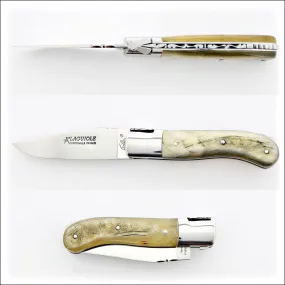 Laguiole Gentleman's Knife - Ram Horn Tip