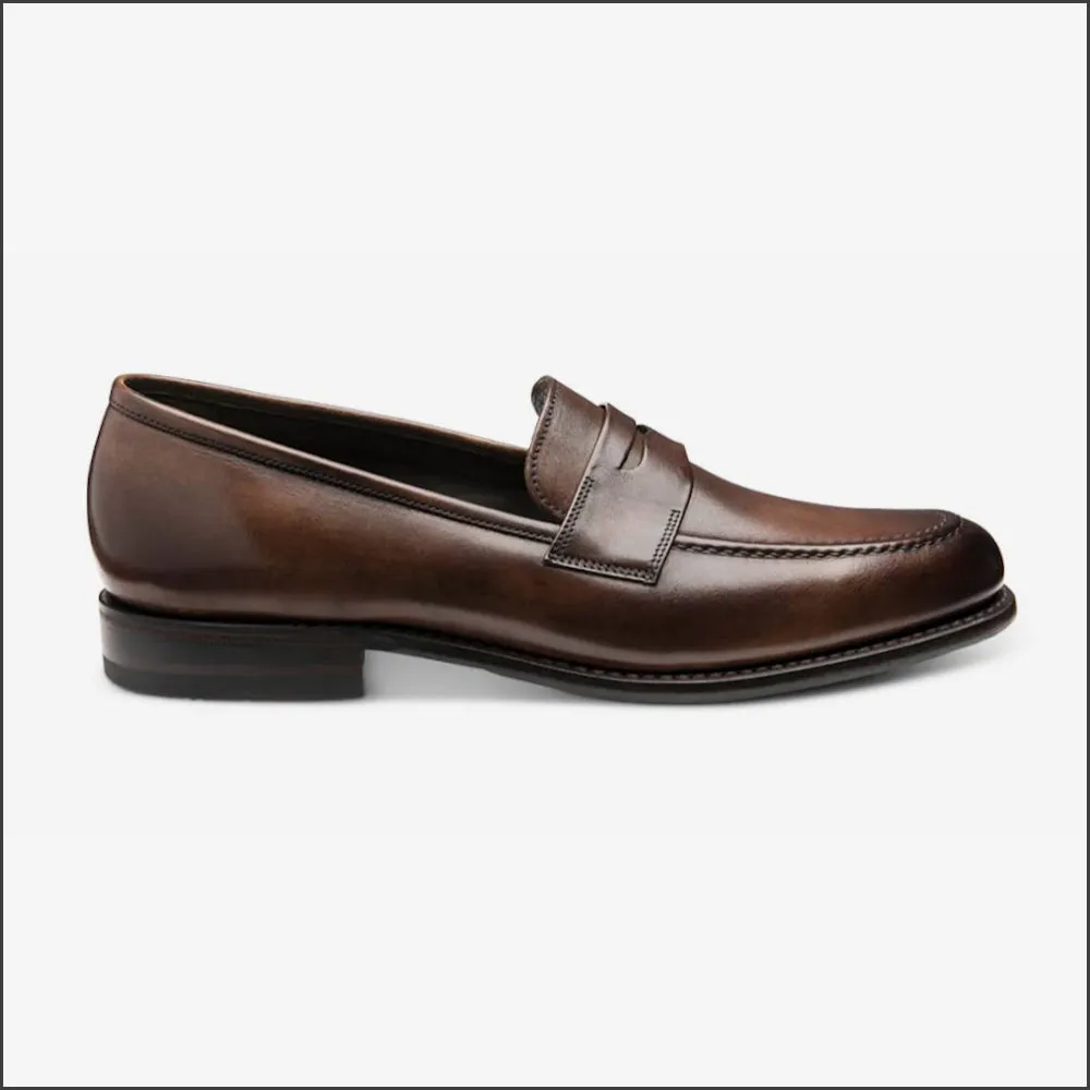 Loake Wiggins Dark Brown Loafer Shoe*