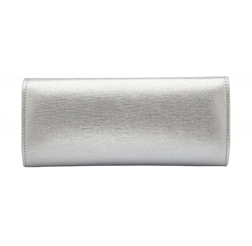 LOTUS Claire Silver Clutch Bag