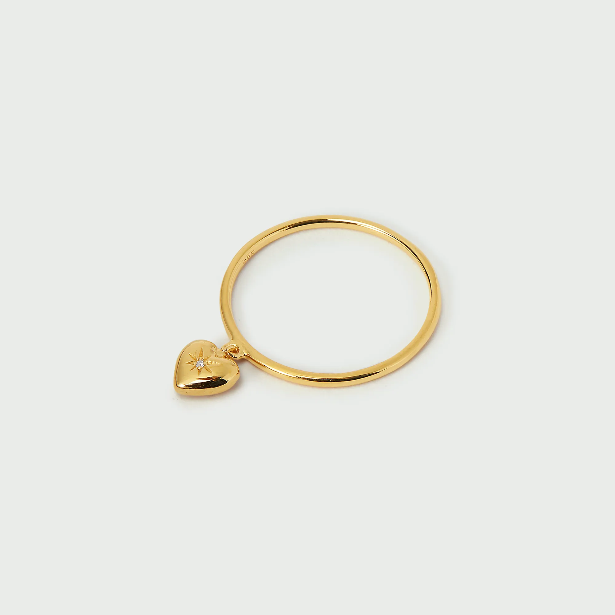 LUXE Heart Charm Ring