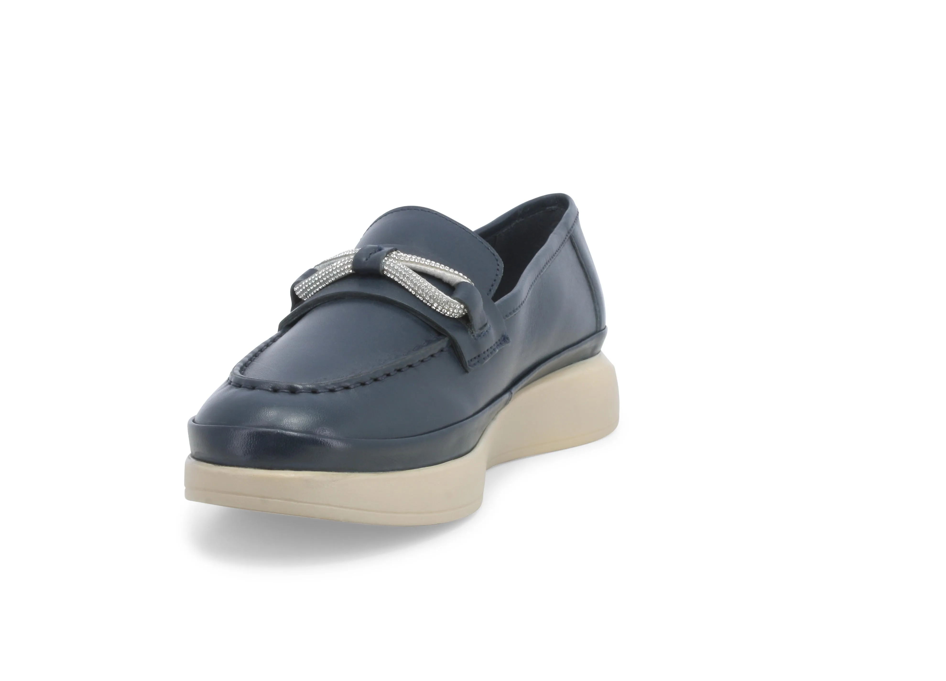 Melluso Donna Mocassini Casual Chic Platform Tomaia Pelle