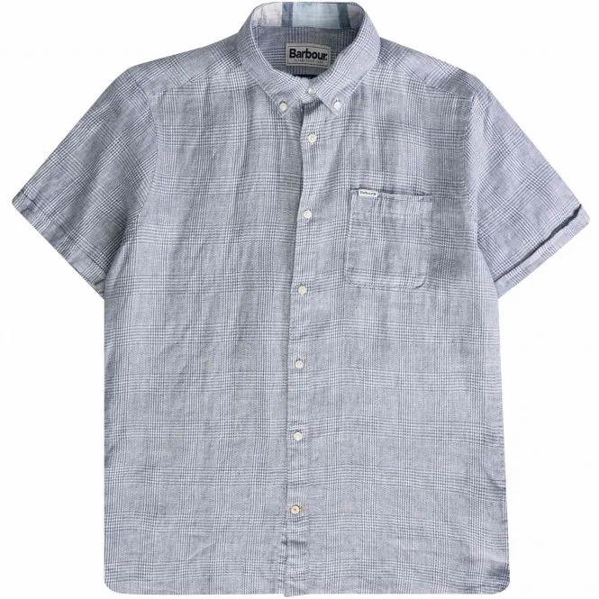 Men's Barbour | Marwood Tailored Short Sleeve Shirt | Chambray