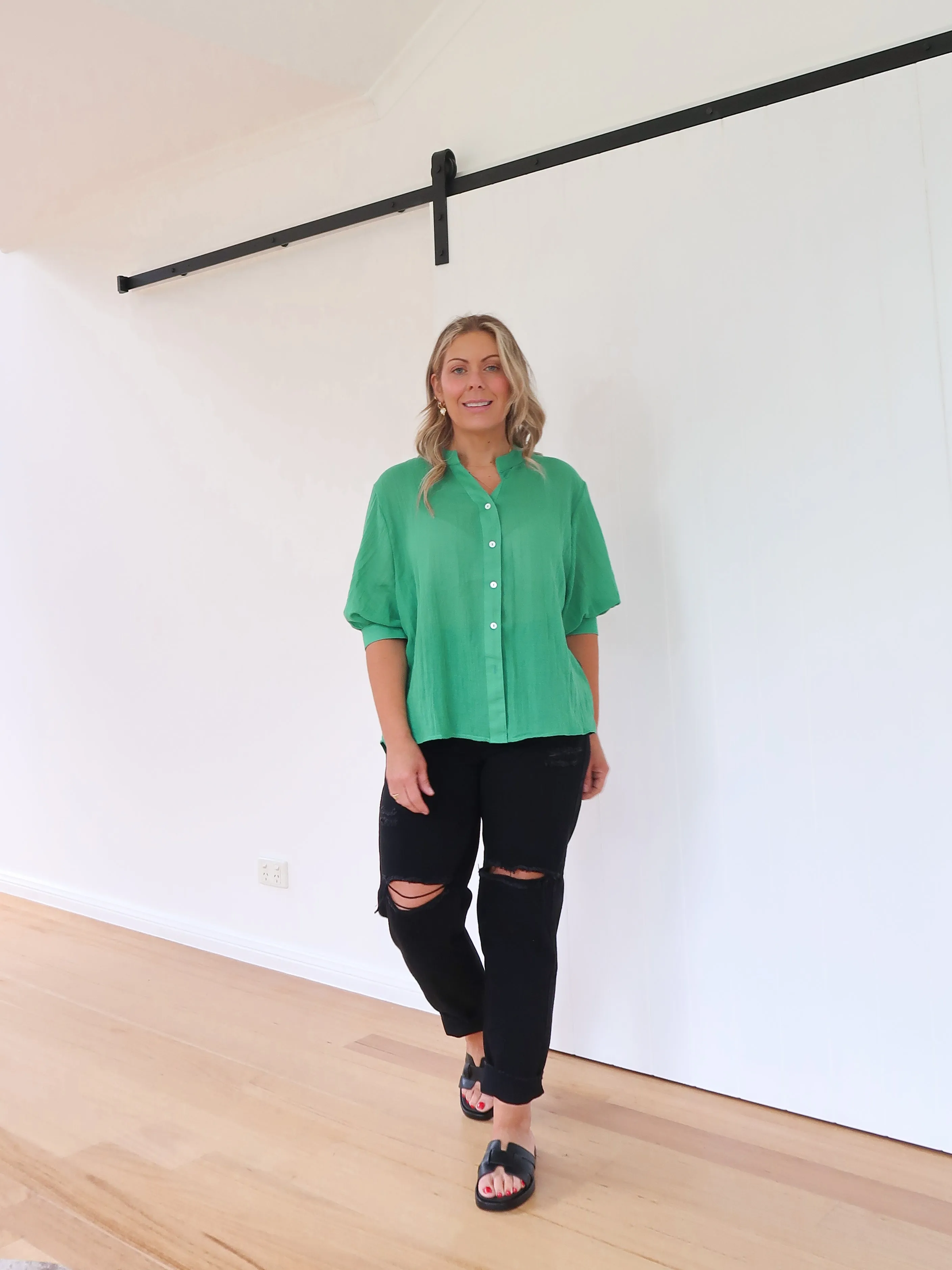 Mimi Blouse - Jade