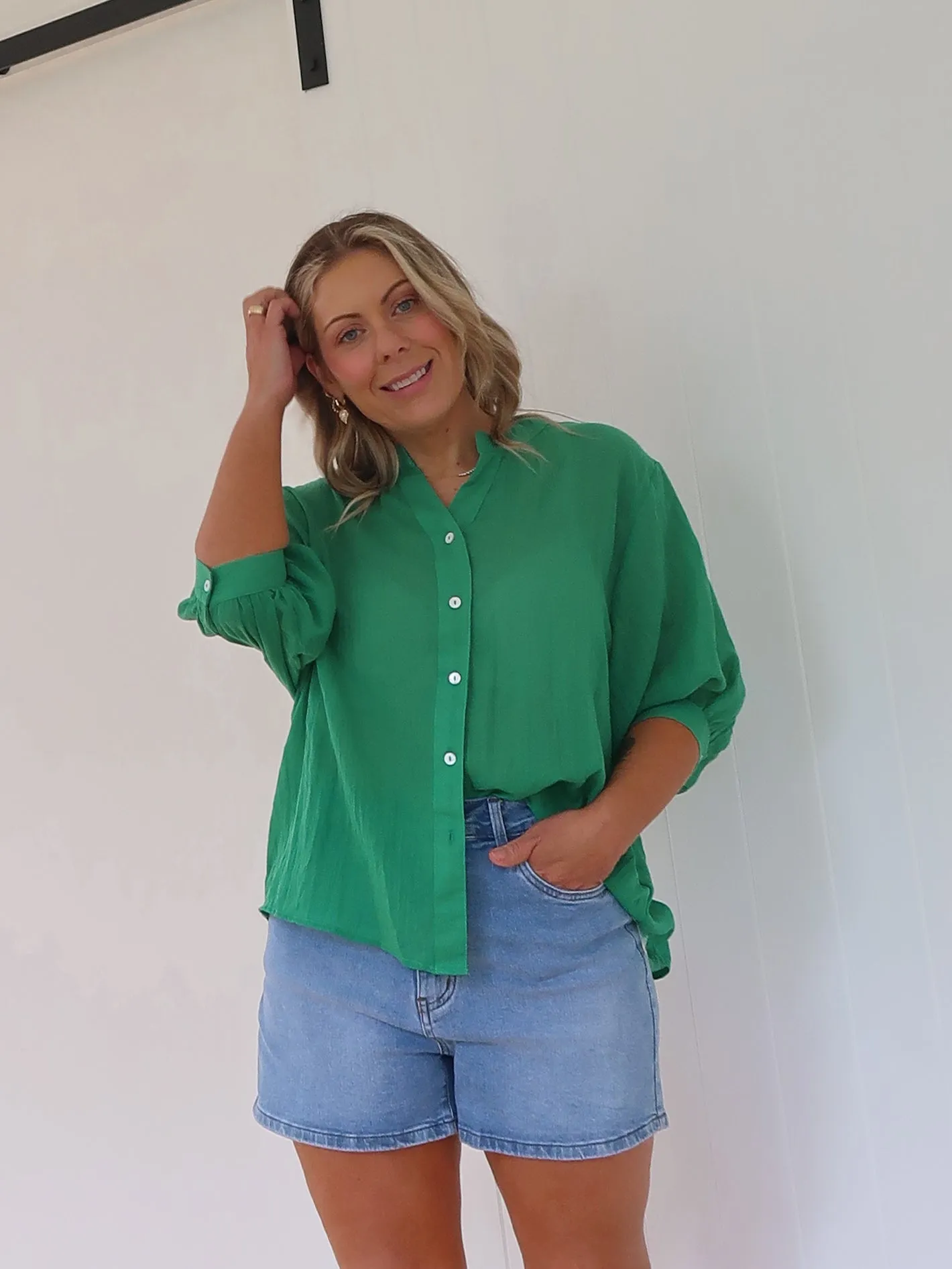 Mimi Blouse - Jade