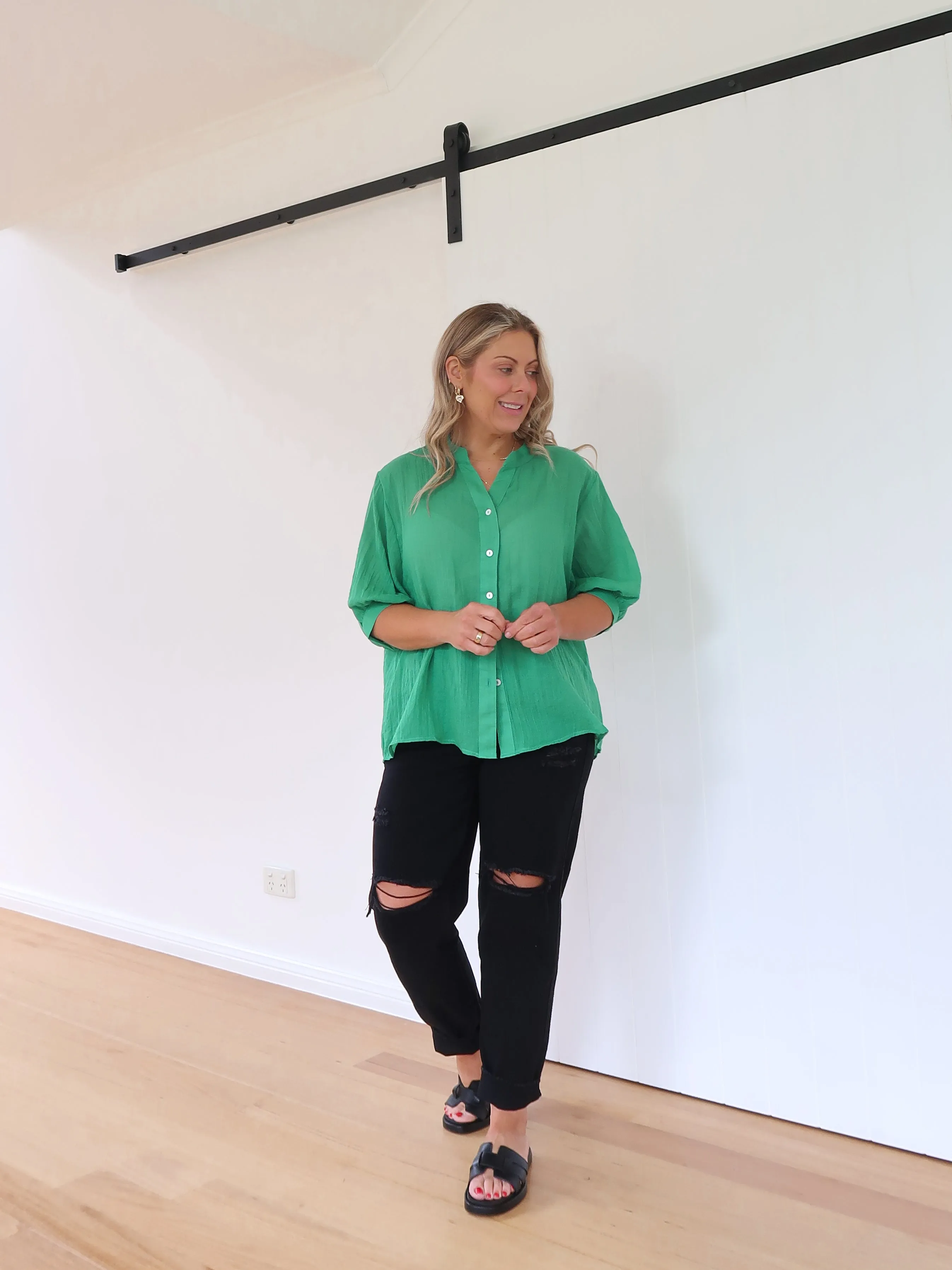 Mimi Blouse - Jade