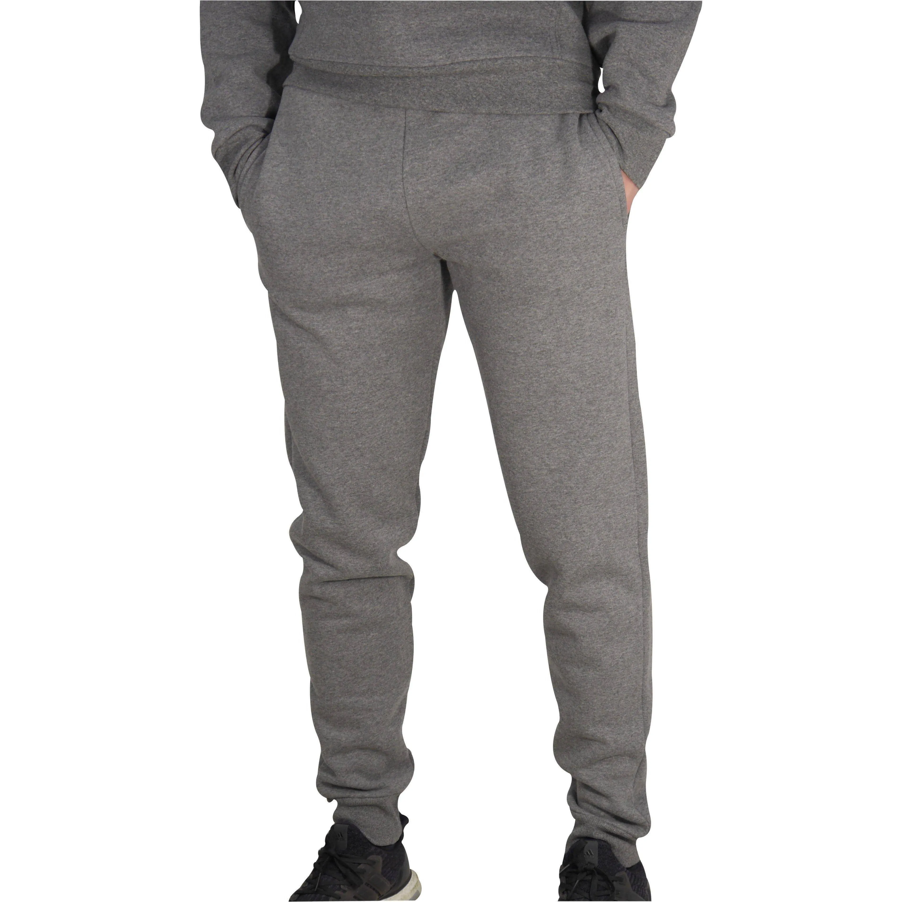 More Mile Vibe Fleece Mens Slim Fit Joggers - Grey