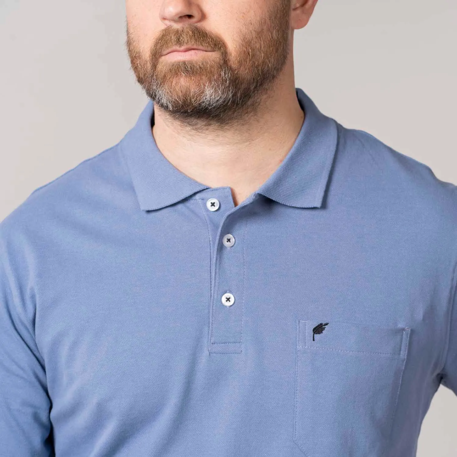 Niels Short-sleeve Polo Thunder Blue