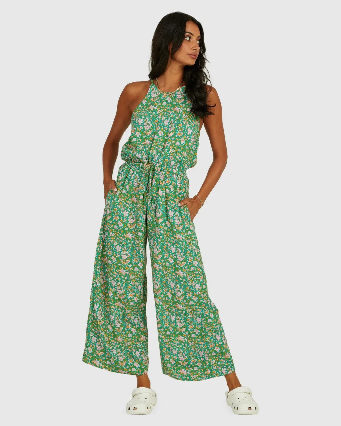 Petal Jumpsuit - Spearmint