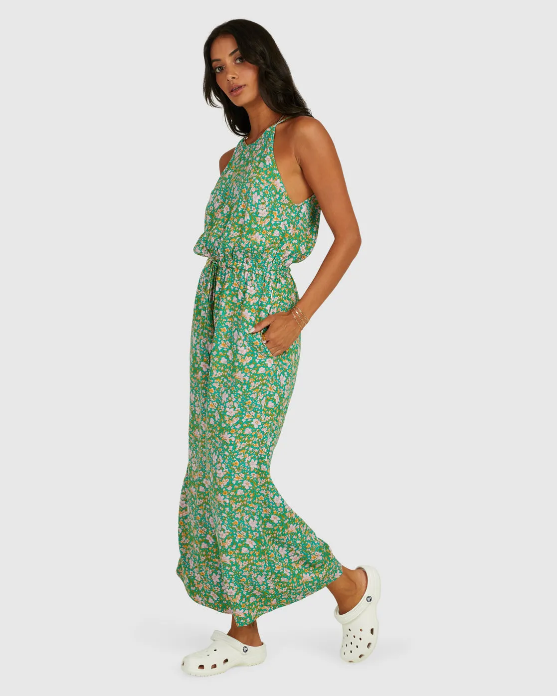 Petal Jumpsuit - Spearmint