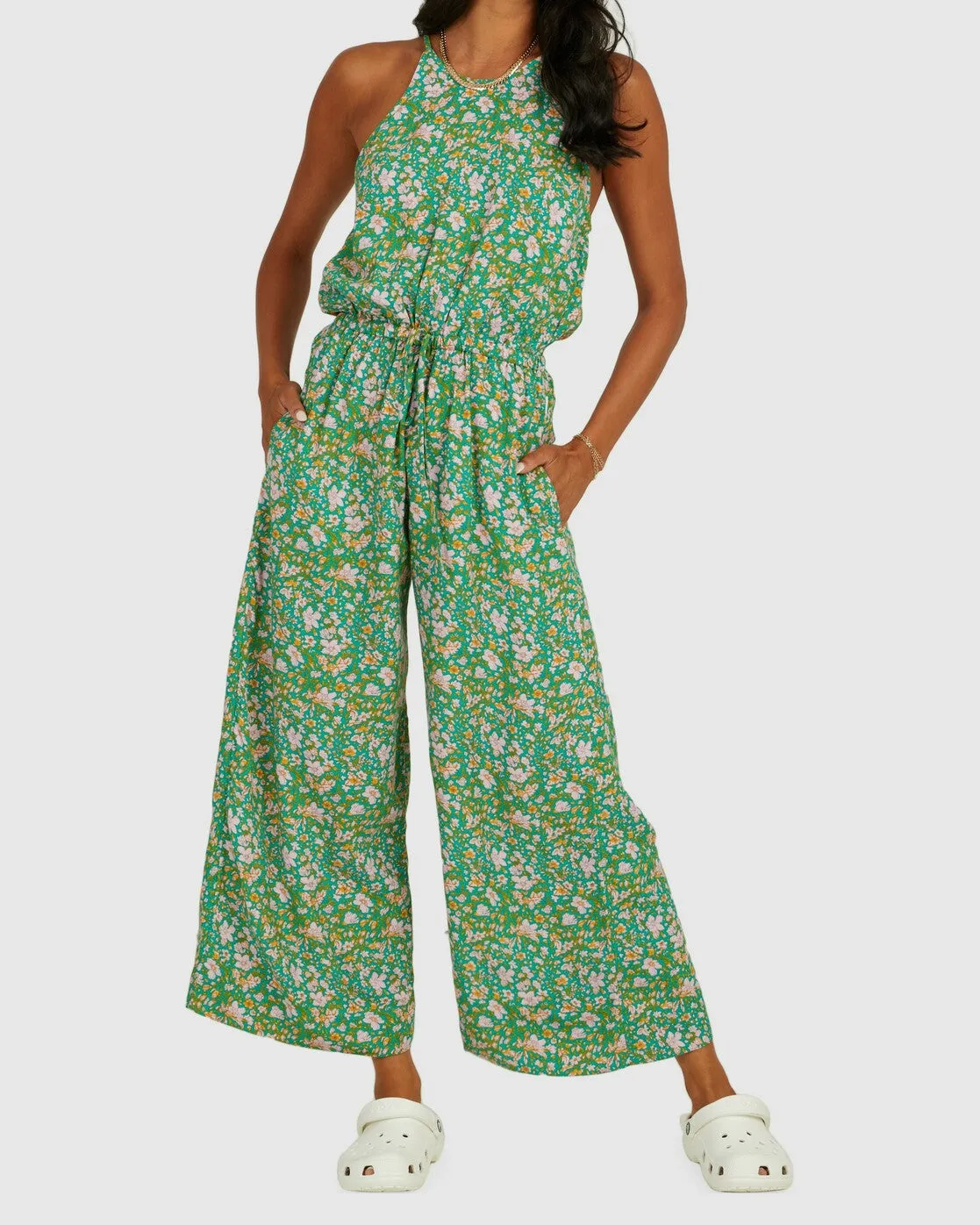 Petal Jumpsuit - Spearmint