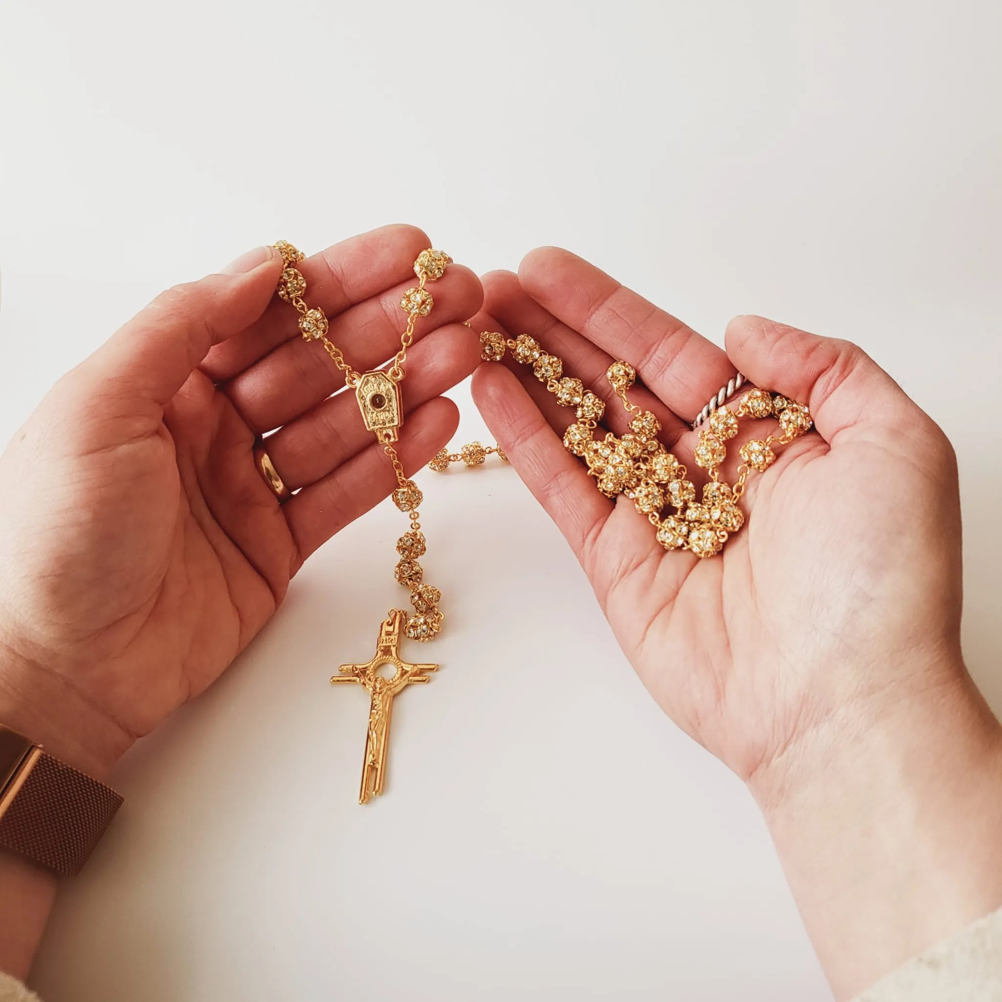 Premium Golden Rosary of Fatima