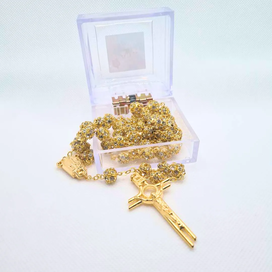 Premium Golden Rosary of Fatima