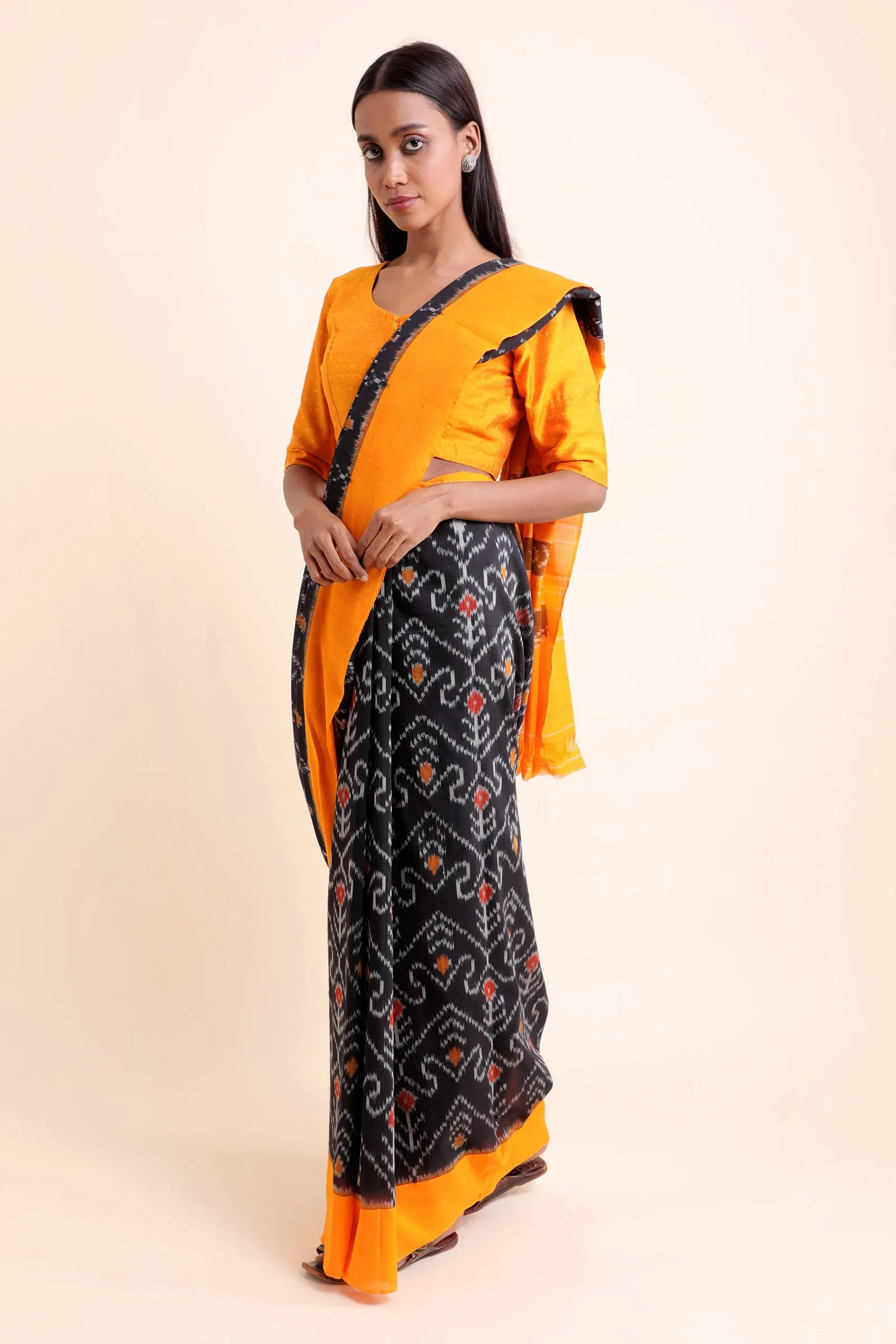 Pursuit Of Happyness Pochampally Cotton Saree