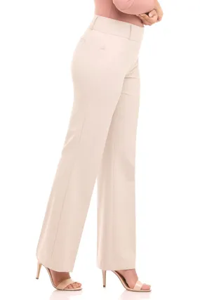 Rekucci Women's Smart Stretch Wide Leg Pull-On Pant