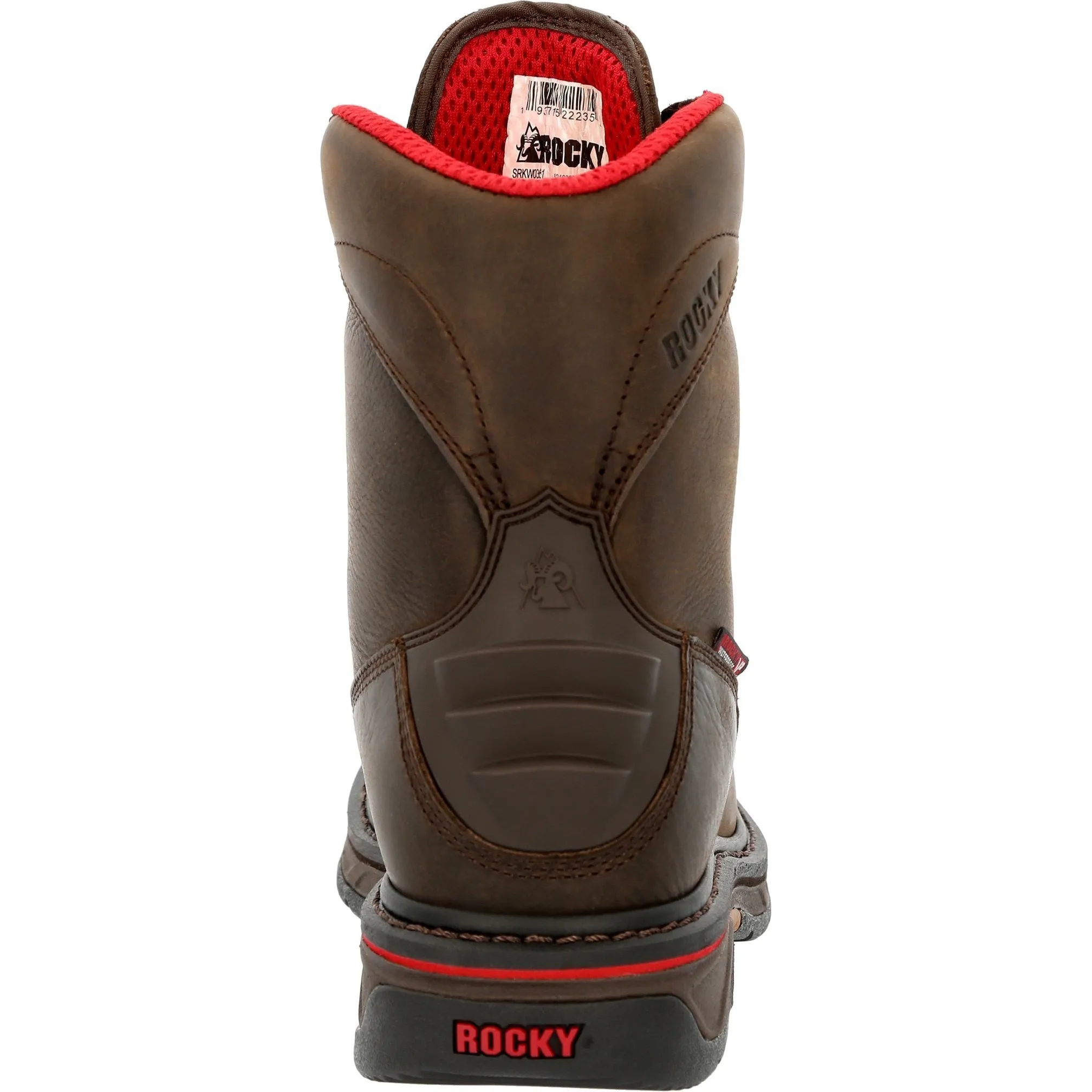 Rocky Men's Iron Skull 8" Comp Toe WP Lacer Western Work Boot- RKW0361