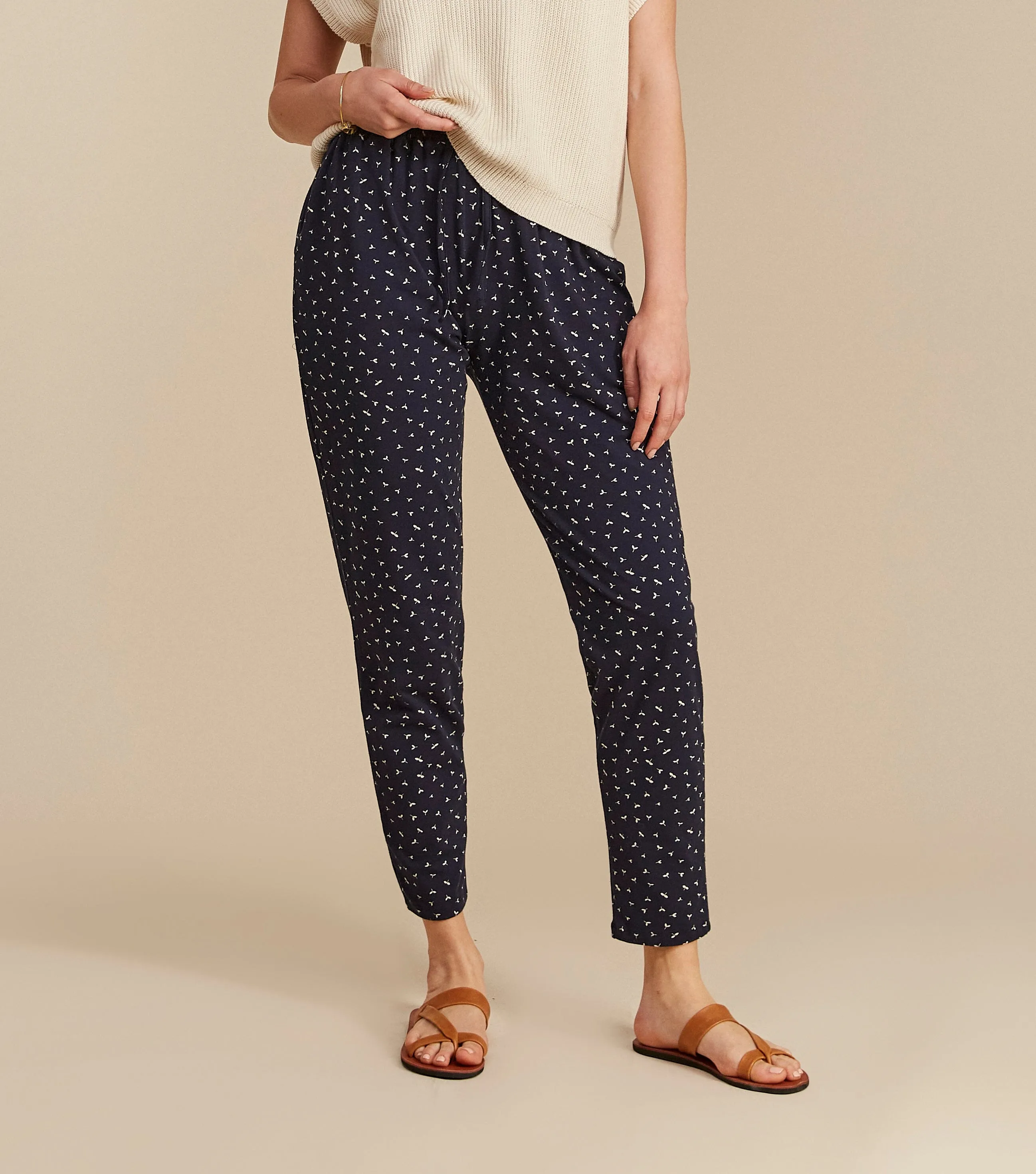 Sasha Seed Print Trousers - Organic certified cotton