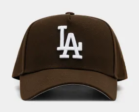 Shoe Palace Exclusive Los Angeles Dodgers 9Forty Snapback Mens Hat (Brown/White)