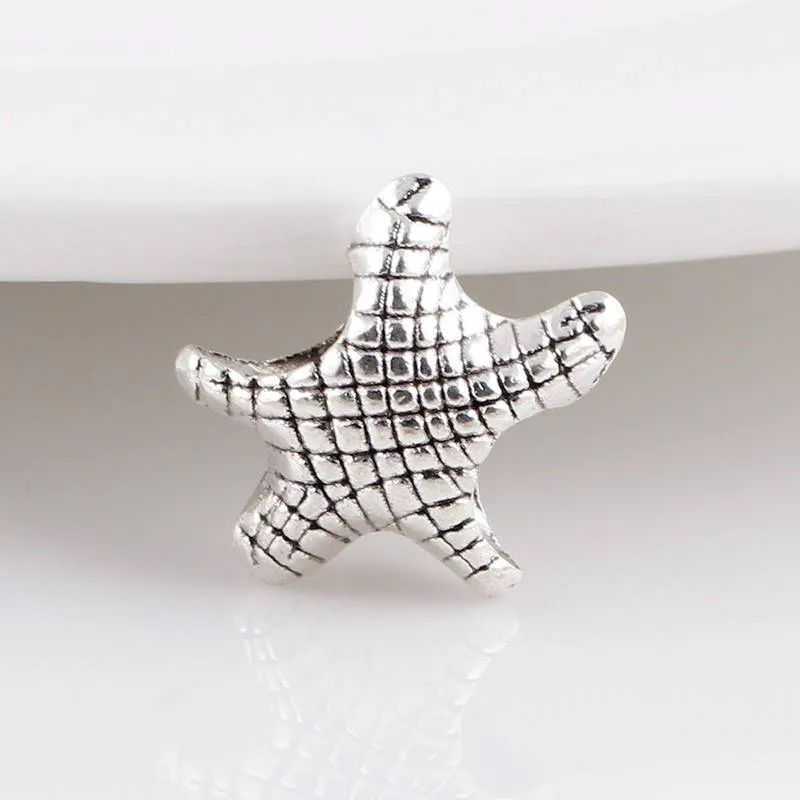 Silver Starfish Charm