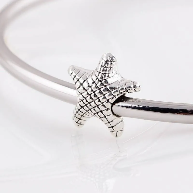 Silver Starfish Charm