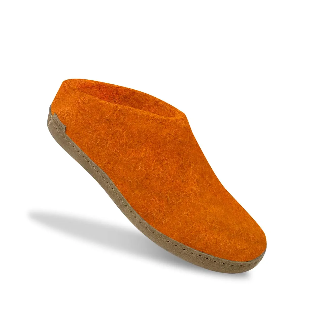 Slip-on with leather sole - Orange