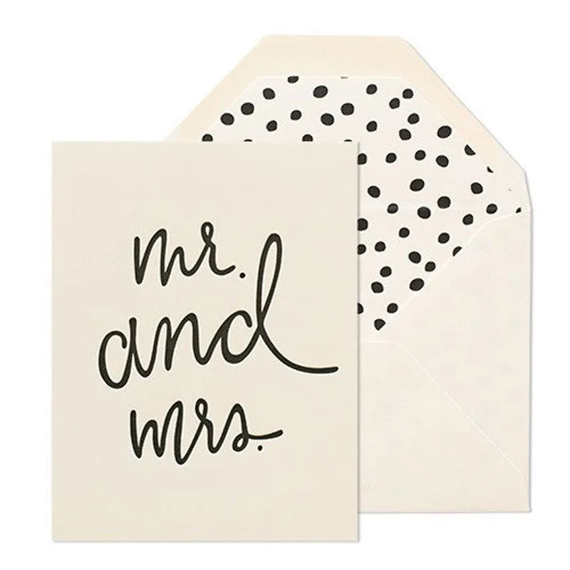 SUGAR PAPER | Mr. and Mrs. Card