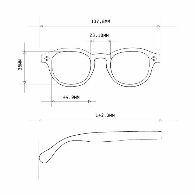 Sun-Reading Glasses AURELIO OK008-BSL