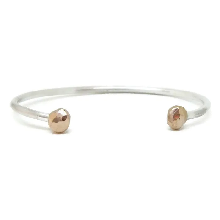 sunspot cuff bracelet- Yellow or Rose Gold