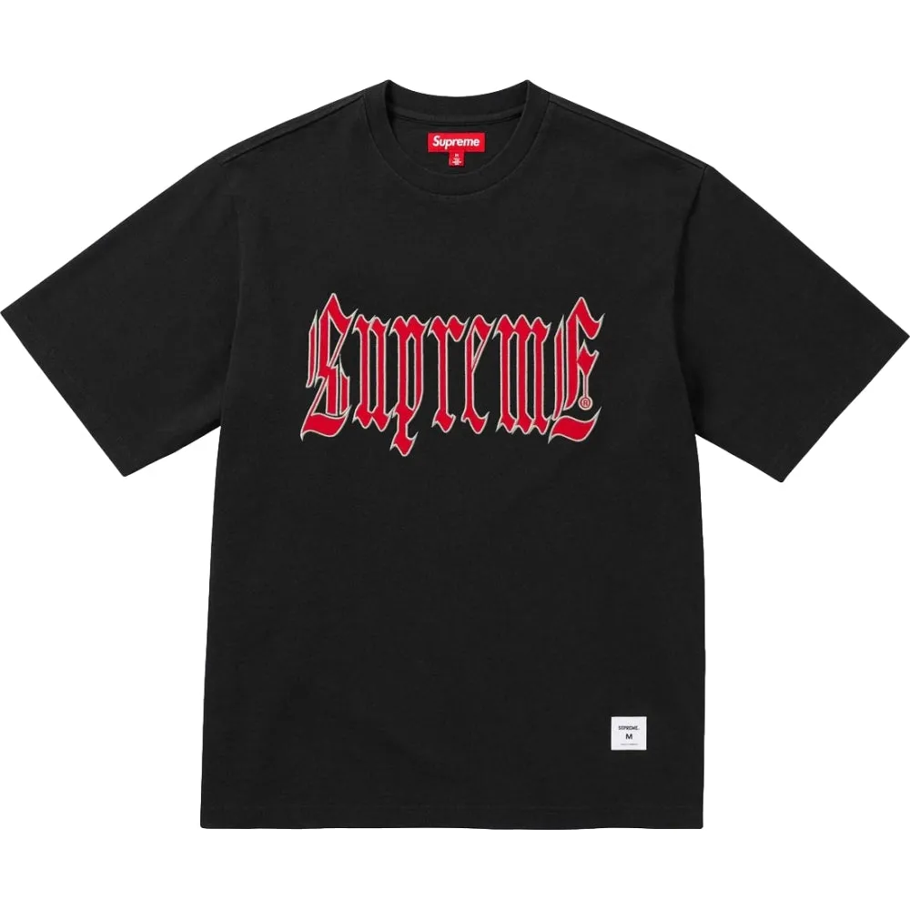 SUPREME OLD ENGLISH S/S TOP-BLACK