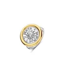 Ti Sento Two-Tone Sun Symbol Ring