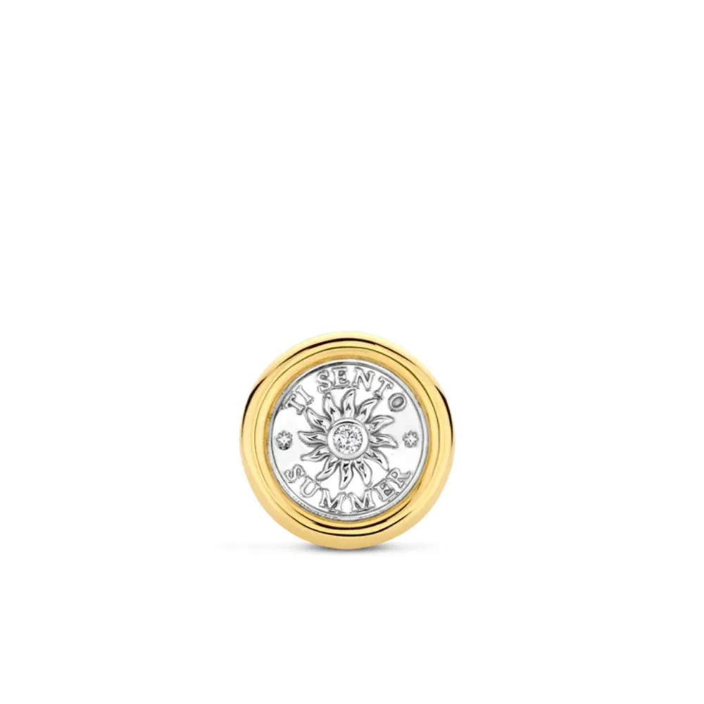 Ti Sento Two-Tone Sun Symbol Ring