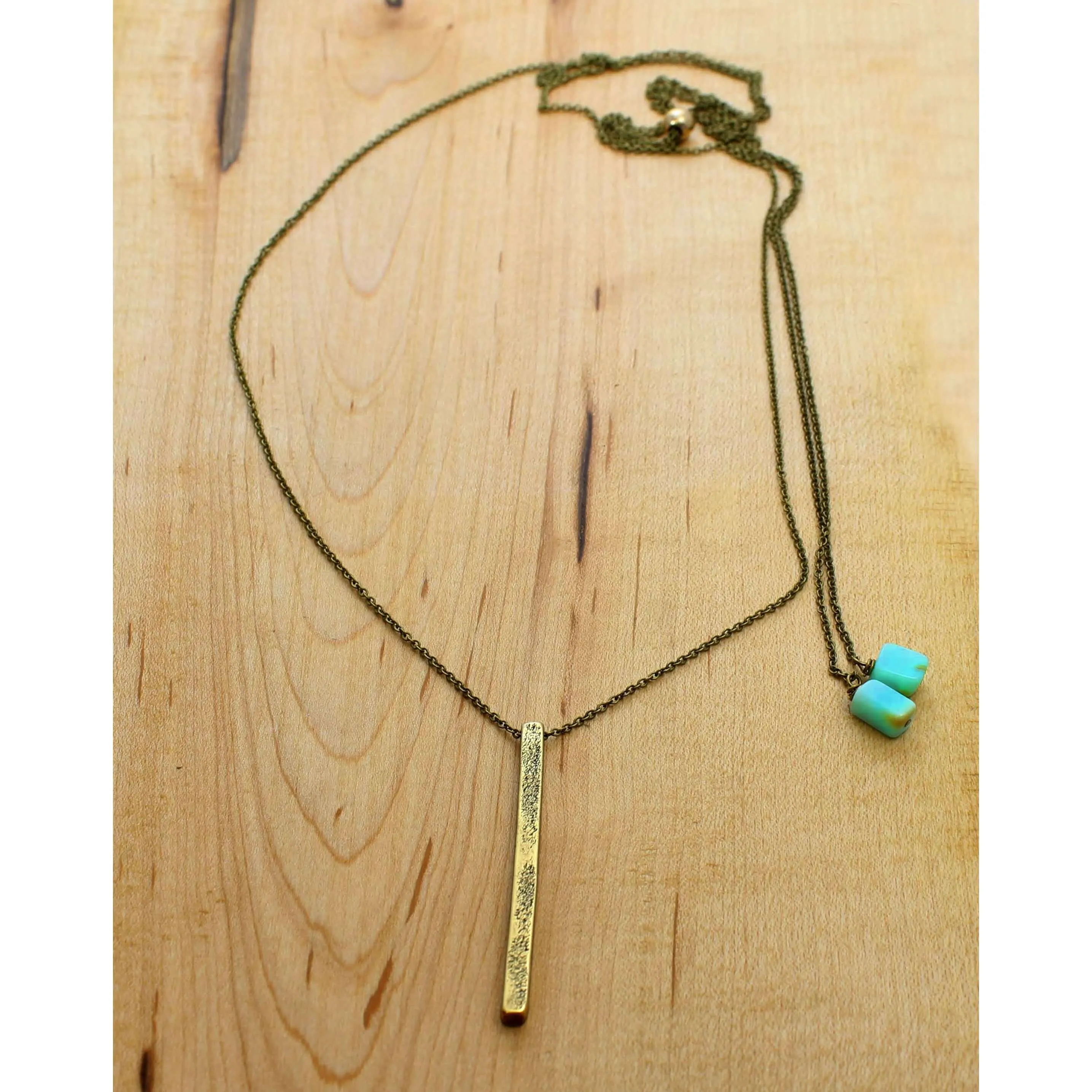 Twig Long Layered Necklace