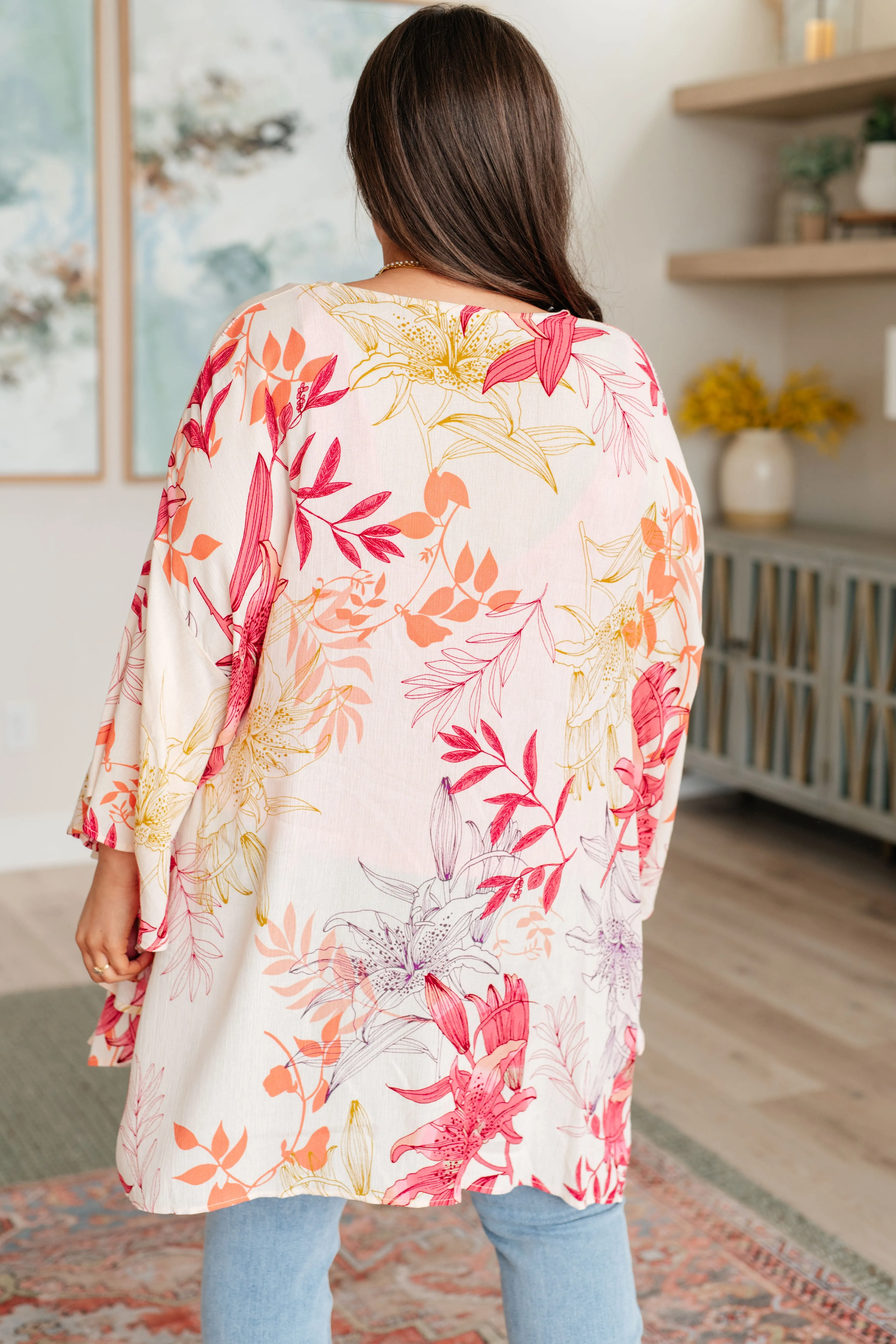 Vacay Season Bell Sleeve Kimono - 4/23