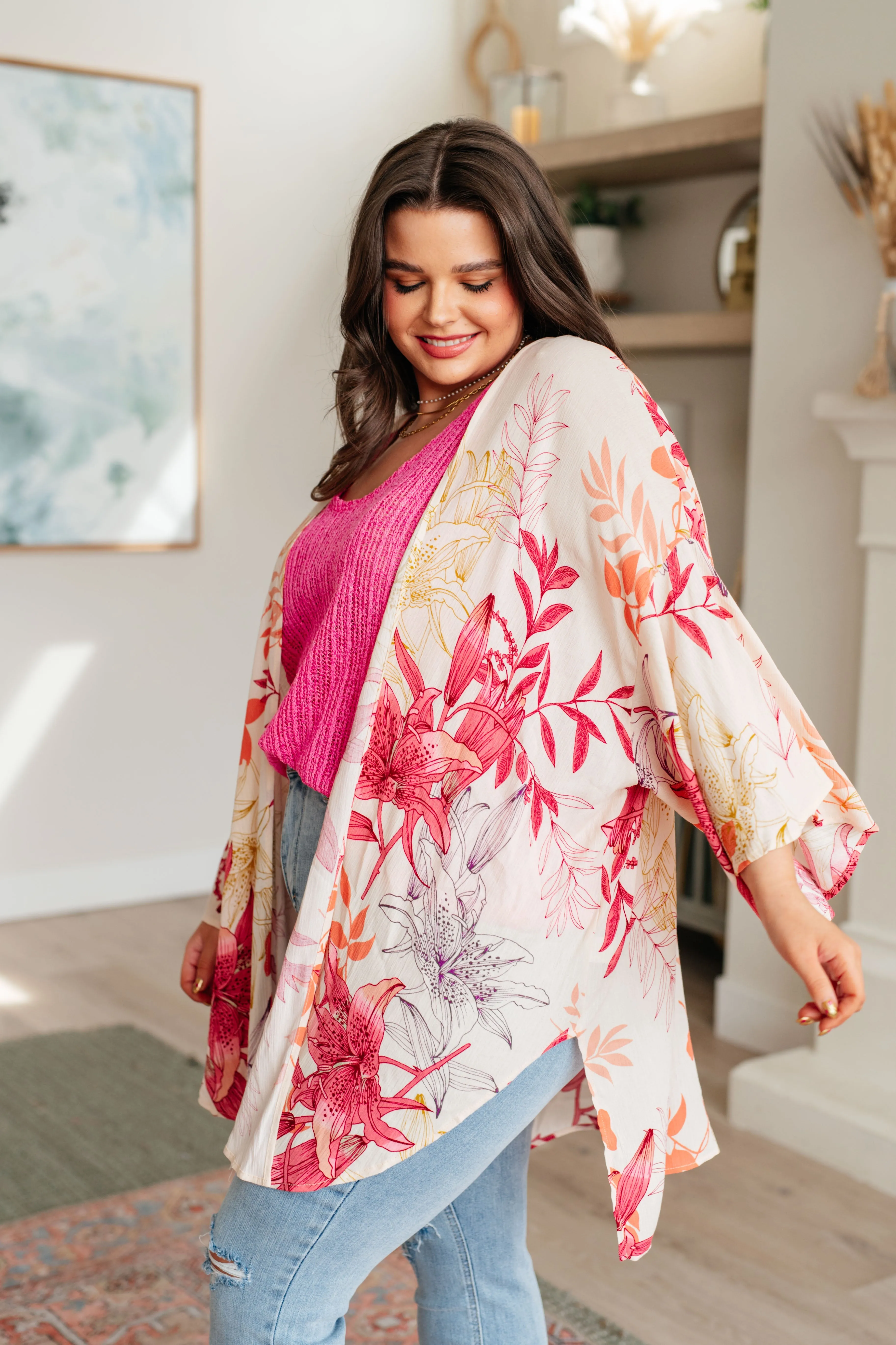 Vacay Season Bell Sleeve Kimono - 4/23