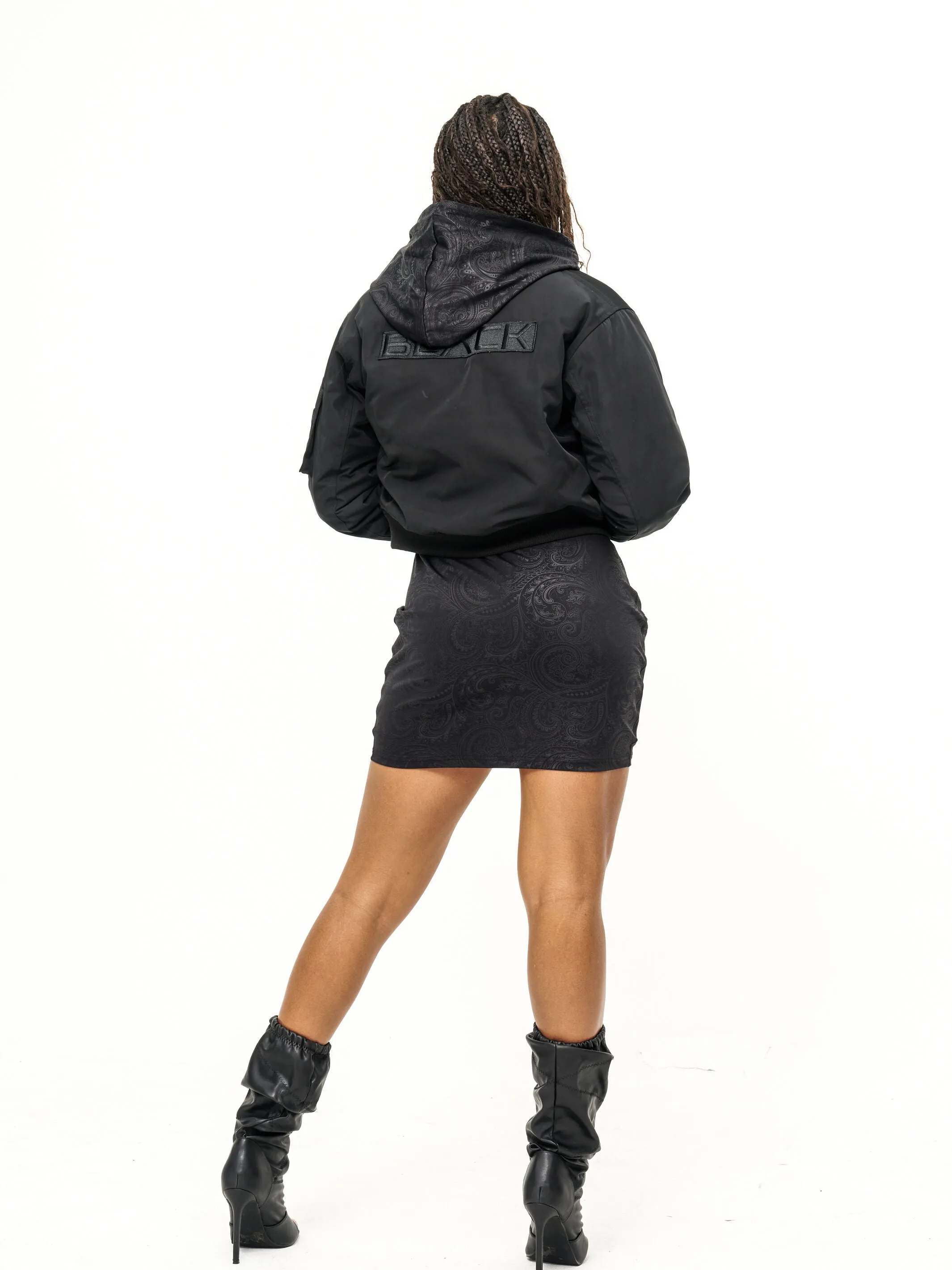 Women's Actively Black Bomber Jacket